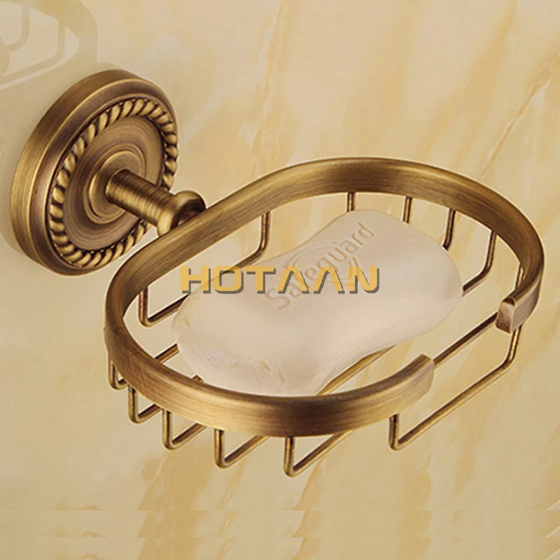 .,solid brass Bathroom Accessories Set,Robe hook,Paper Holder,Towel Bar,soap basket,bathroom sets,YT-12200-B