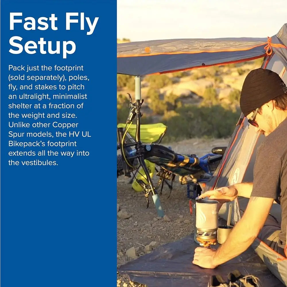 Ultralight SHV Copper Bikepacking Tent for Lightweight Adventures