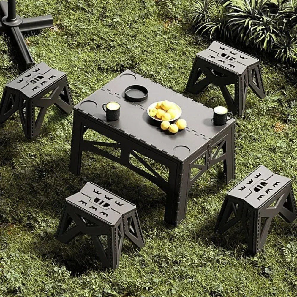 Outdoors Foldable TableTravel Folding Step Stool Weight Sturdy Tables Portable Picnic Desk Camping Simplicity Practical Desks