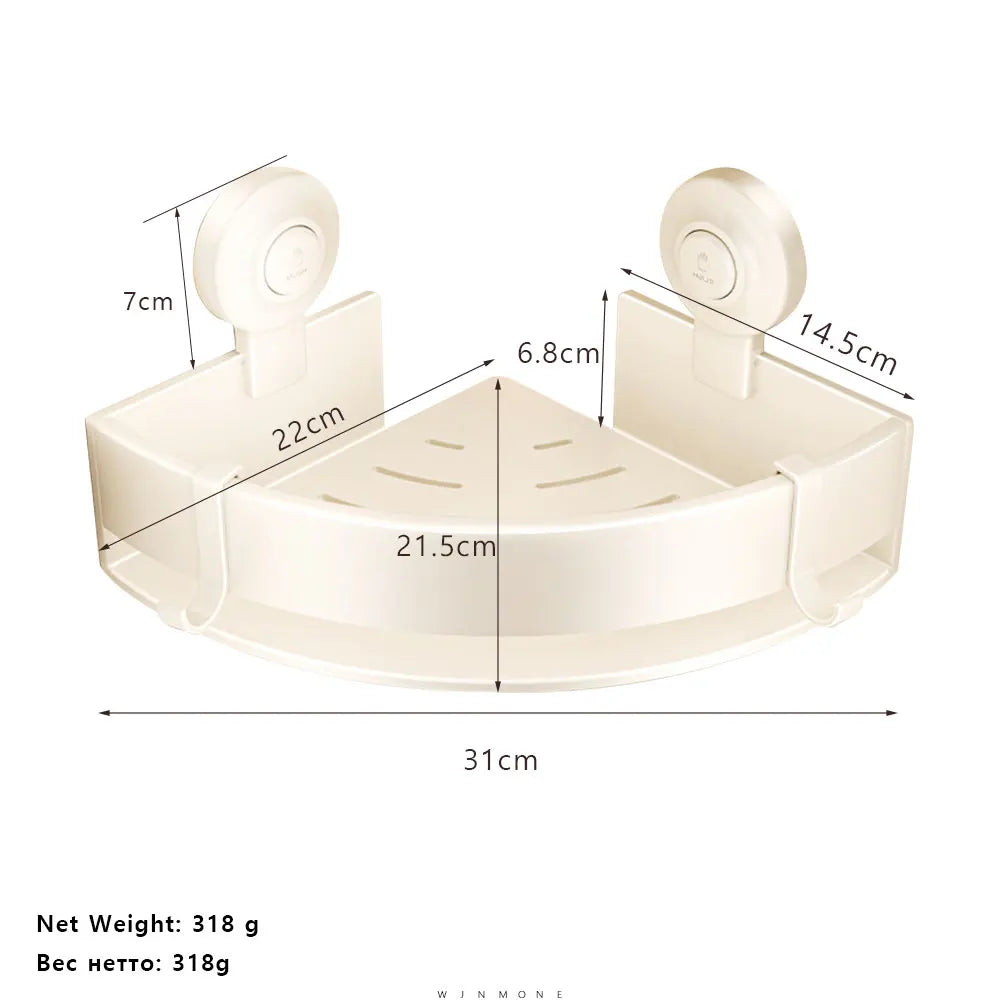 Bathroom Storage Rack Punch Free Nail-free Shower Corner Wall Shelf Makeup Product Shampoo Organizer Bathroom Accessories Holder