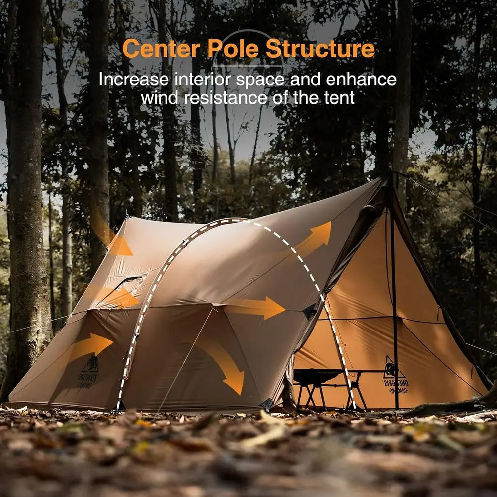 4-Season Waterproof Hammock Tent: Spacious, Weather-Resistant Shelter for Camping, Hiking, and Outdoor Adventures