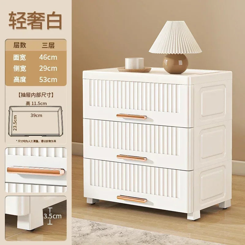 Organize Drawers Living Room Cabinets Decorations Display Cream Storage Girl Miniature Vitrina Furniture New