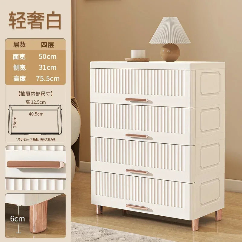 Organize Drawers Living Room Cabinets Decorations Display Cream Storage Girl Miniature Vitrina Furniture New
