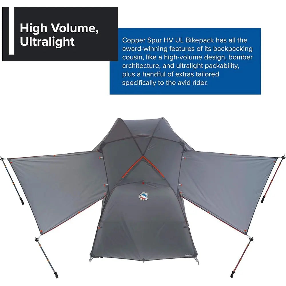 Ultralight SHV Copper Bikepacking Tent for Lightweight Adventures