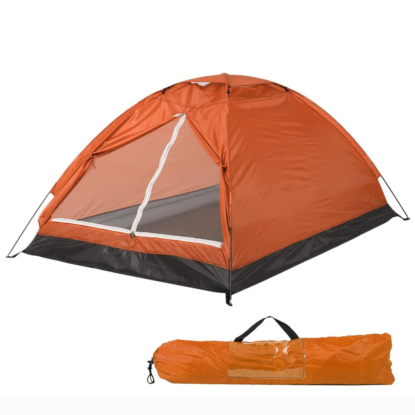 Camping Tent Ultralight Tent Outdoor Hiking Sun Shield 2 Person Camping Equipment Camping Tent Dual-layer Door Camping Accessory