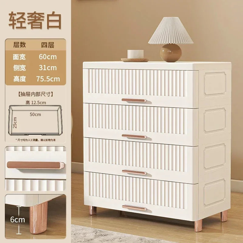 Organize Drawers Living Room Cabinets Decorations Display Cream Storage Girl Miniature Vitrina Furniture New