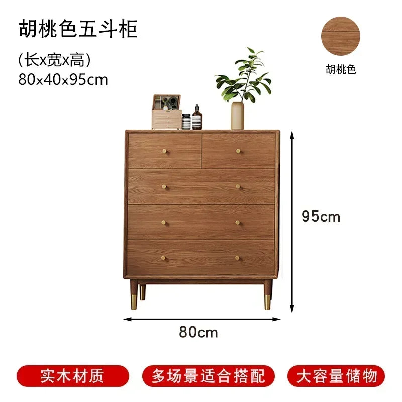 Living Room Storage 6 Drawer Dressers Chest of Drawers Wood Sideboards Designer Originality Organizer Home Furniture Buffet