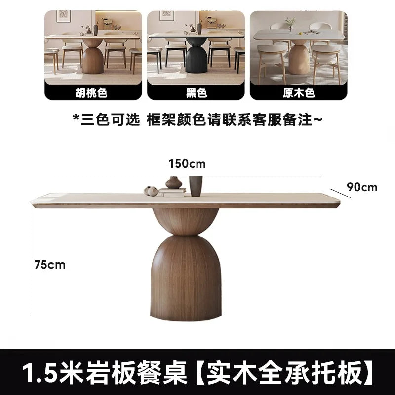 Dining Table Living Room Center Modern Food Tables Luxury Cafe Individual Coffe Garden Mesa Restaurant Bar Kitchen Furniture
