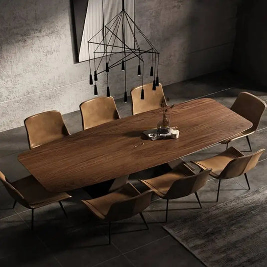 Party Event Square Dining Tables Design China Brown Kitchen Dining Tables Modern Nordic Wood Tavolo Pranzo Furniture Home