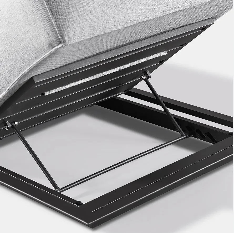 Patio Furniture Outdoor Solid Wood Sunbeds Beach Chaise Lounge Hotel Garden Pool Sun Bed Set Sun Lounge Waterproof Furnitureoutd