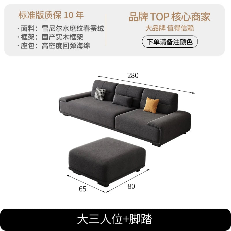 Living Room Family Sofa Europe Design Lounger Relaxing Elegant Sofa Cinema Bedroom Articulos Para El Hogar Home Decoration