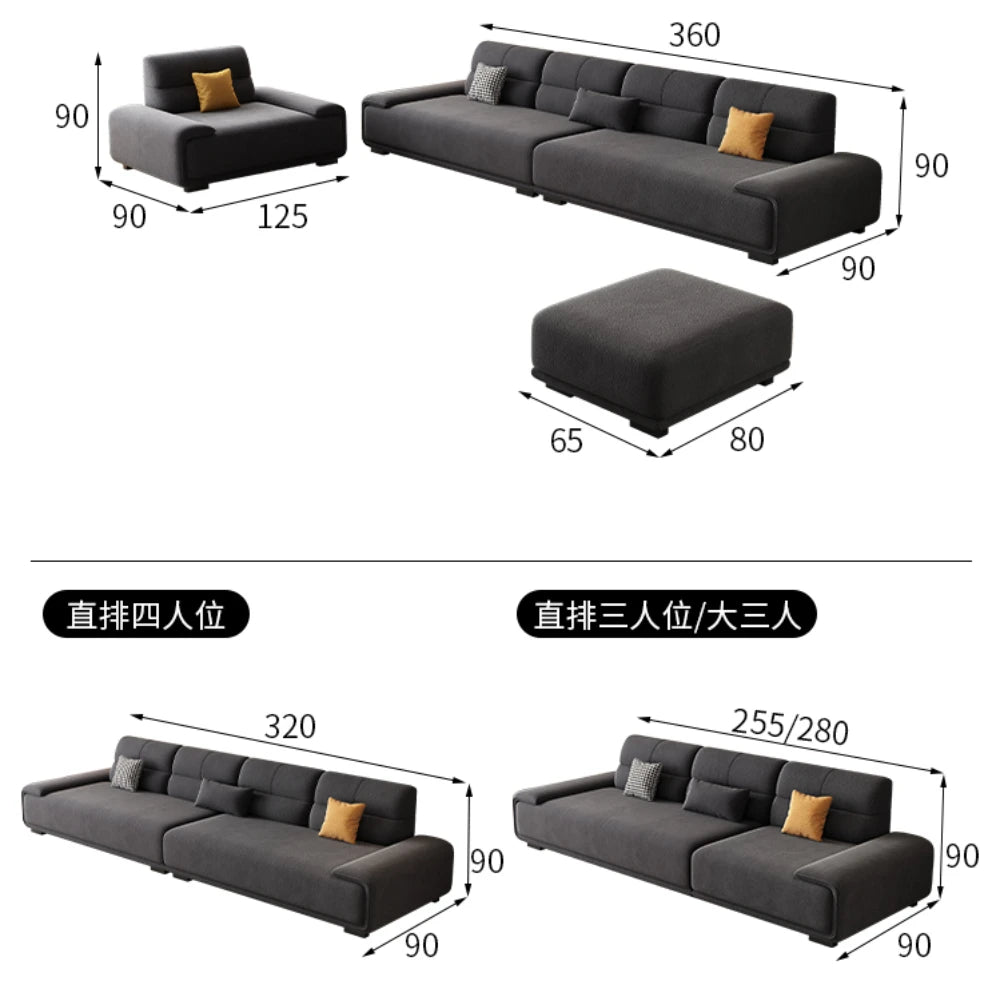 Living Room Family Sofa Europe Design Lounger Relaxing Elegant Sofa Cinema Bedroom Articulos Para El Hogar Home Decoration