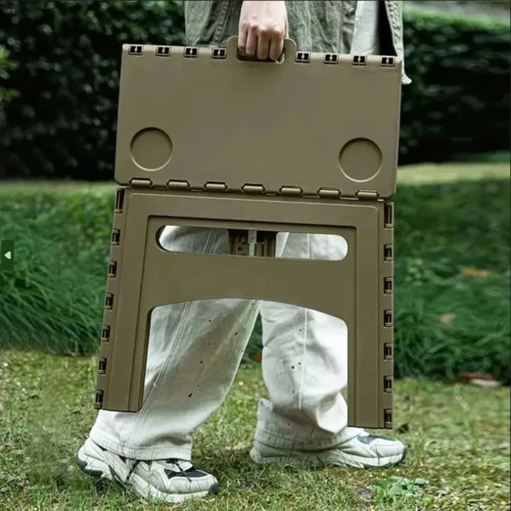 Outdoors Foldable TableTravel Folding Step Stool Weight Sturdy Tables Portable Picnic Desk Camping Simplicity Practical Desks