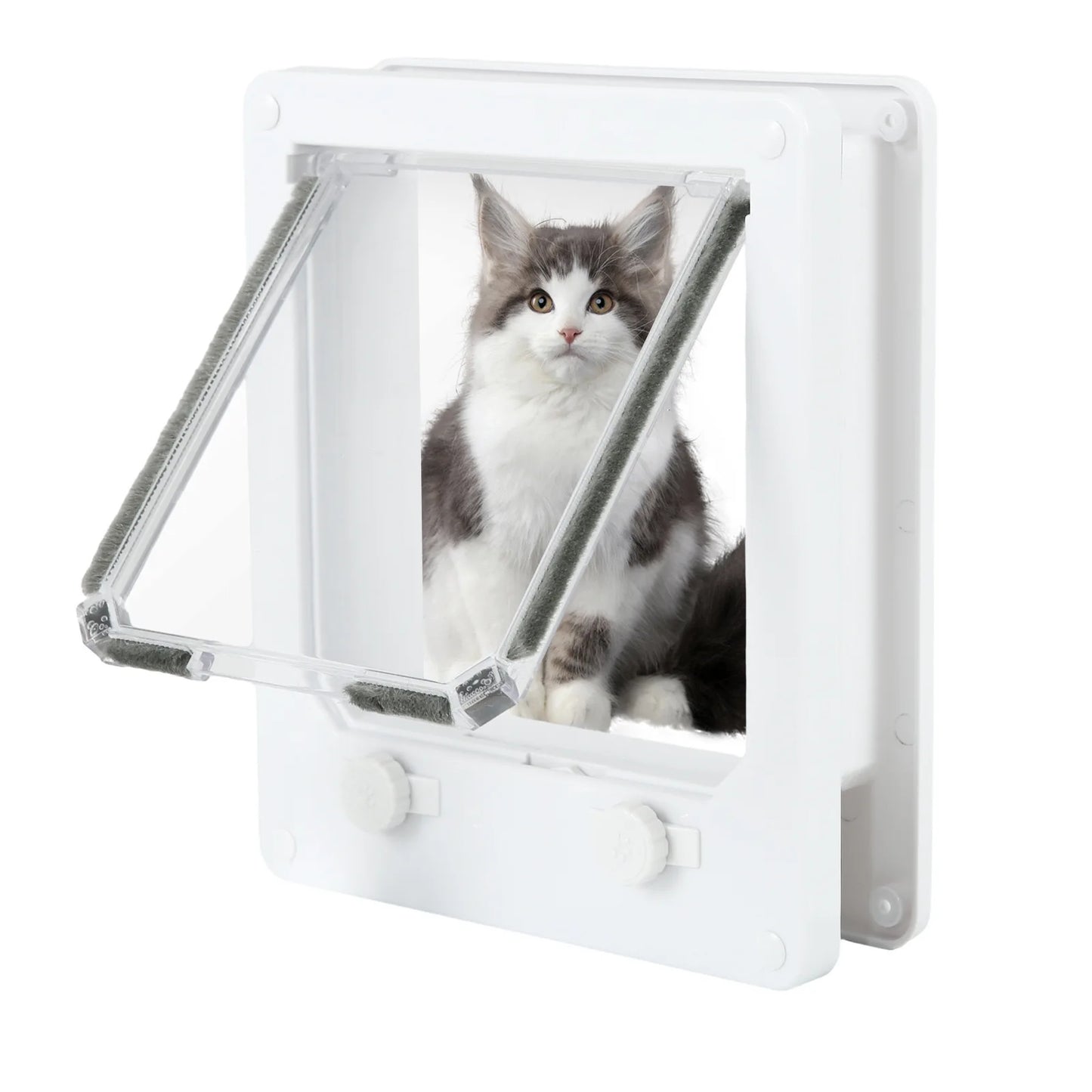 Pet door dual rotary switch, cat and dog hole entry and exit direction, pet door, cat and dog house, dog door, cat door