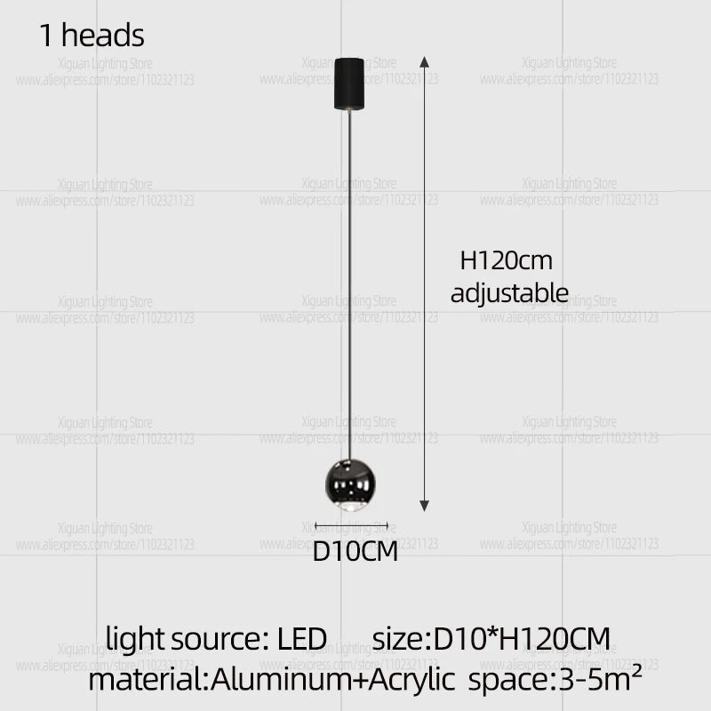 Modern Home decor Led Lights Pendant Light Lamps Chandeliers For Living Room Hanging Light Indoor Lighting LED Stair Chandelier