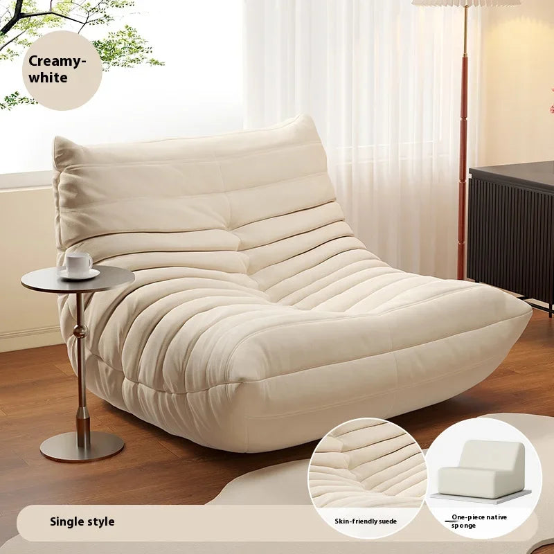 Modern Double Lazy Sofa Living Room Minimalist Relaxing Recliner Sofa Puff Comfortable Salas Y Sofas Muebles Room Decor