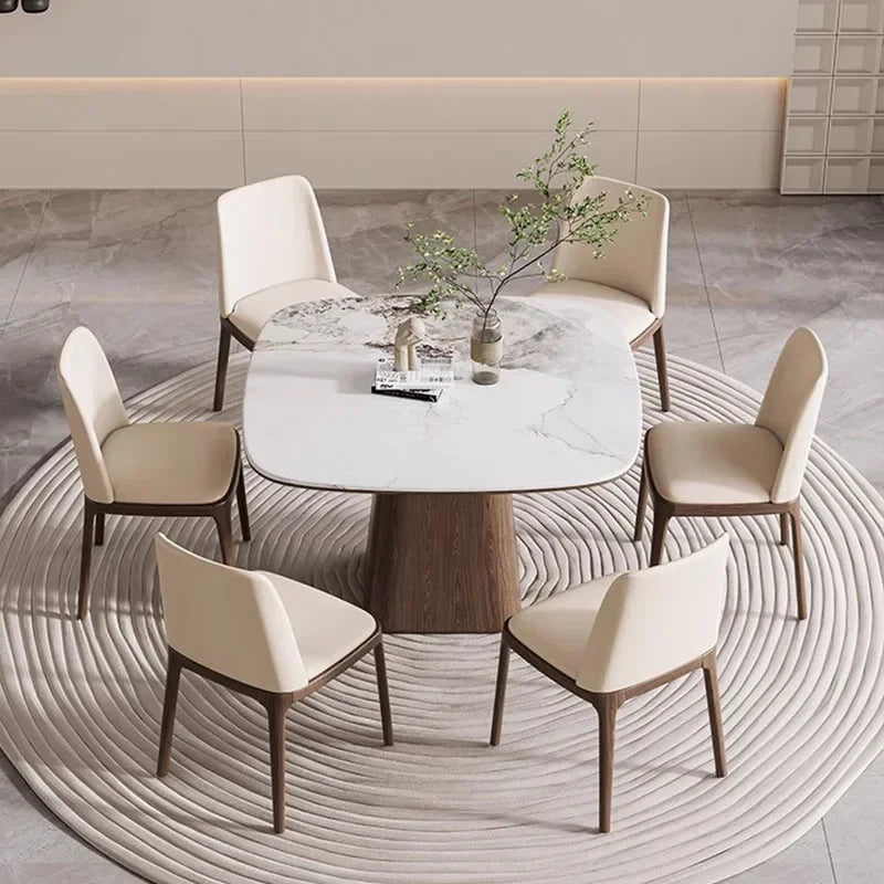 Dining Table Living Room Center Modern Food Tables Luxury Cafe Individual Coffe Garden Mesa Restaurant Bar Kitchen Furniture