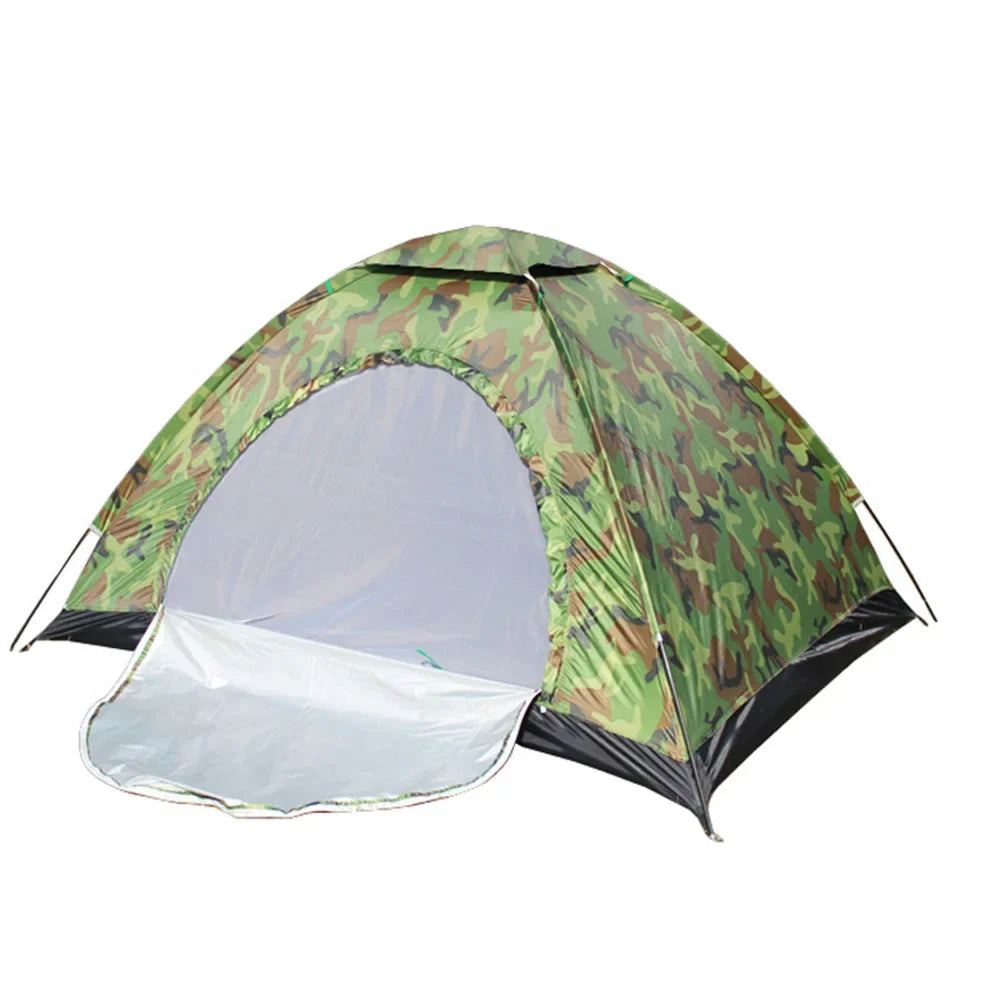 SPORTFUNSF Single 2 Person Ultralight Portable Camping Garden Tent With Anti-UV Coating Waterproof Outdoor Hiking Travel Tent
