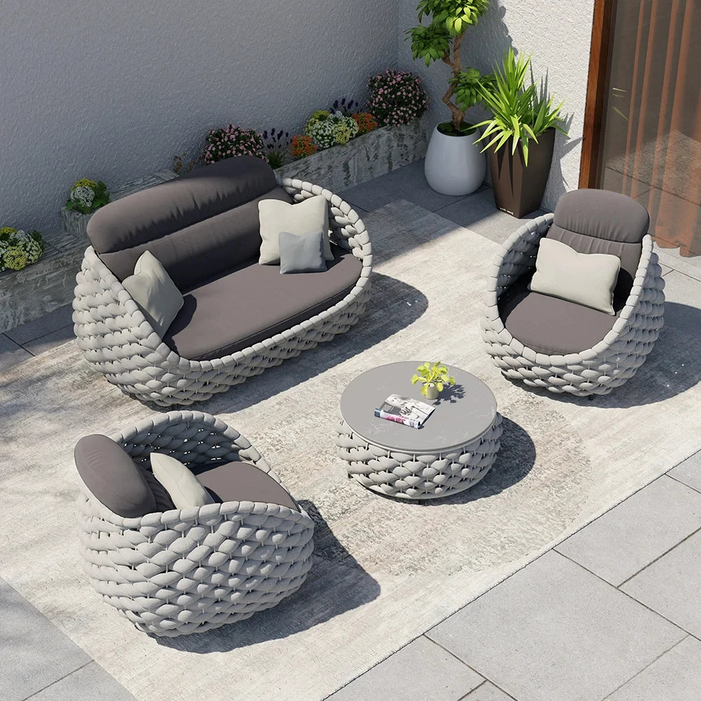 Outdoor Furniture Terrassenmobel Set Sof Exterior Jardn Salon De Jardin Exterieur Patio Furniture Set Garden Sofas