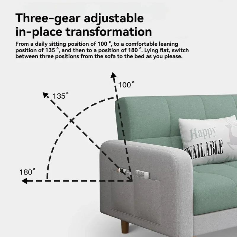 Living room sofa Small-sized folding sofa bed dual-use double-occupancy room bedroom small simple apartment small sofa