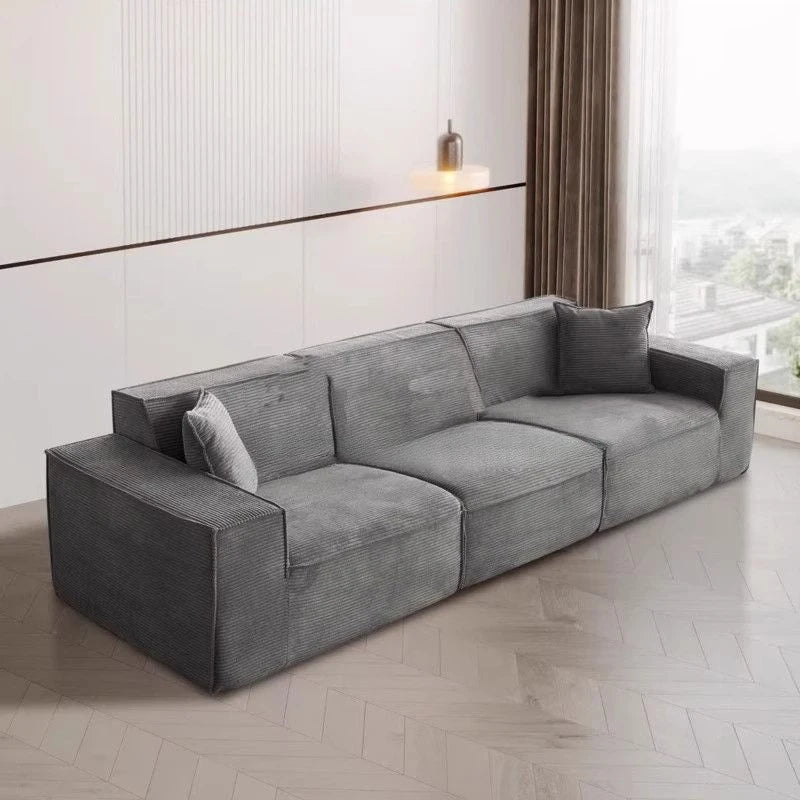 French Classic Living Room Sofas Simple Rustic Comfy Upholstered Living Room Sofas Boneless Modern Sofa Compressé Home Furniture