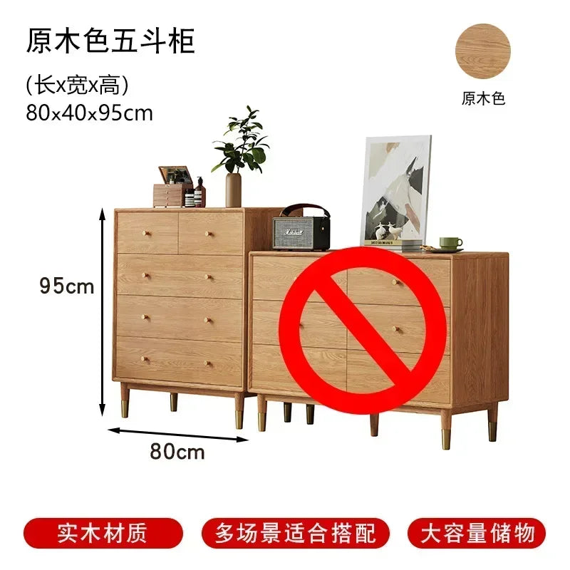 Living Room Storage 6 Drawer Dressers Chest of Drawers Wood Sideboards Designer Originality Organizer Home Furniture Buffet