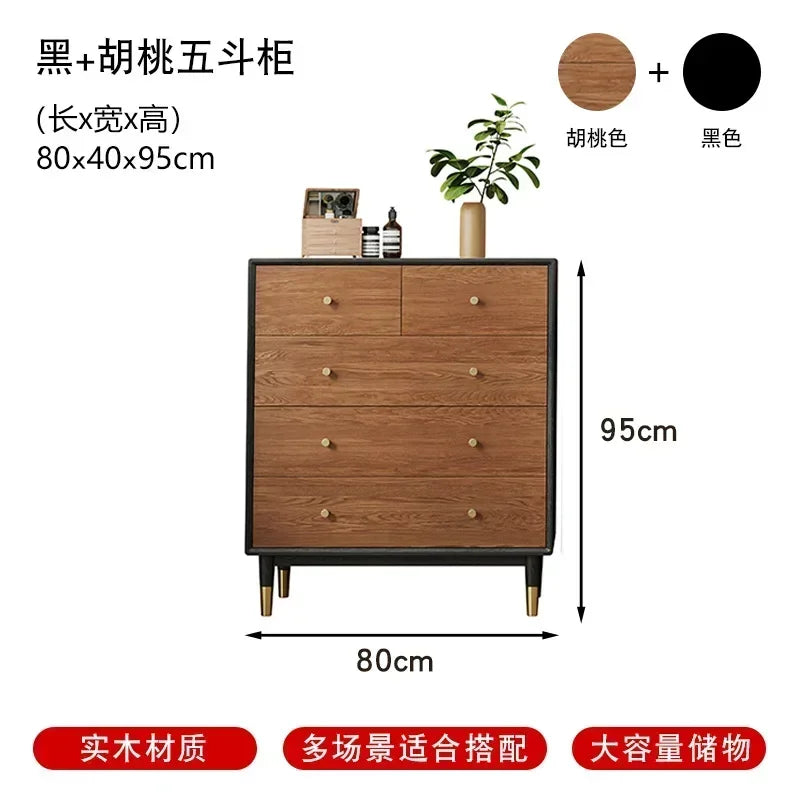 Living Room Storage 6 Drawer Dressers Chest of Drawers Wood Sideboards Designer Originality Organizer Home Furniture Buffet