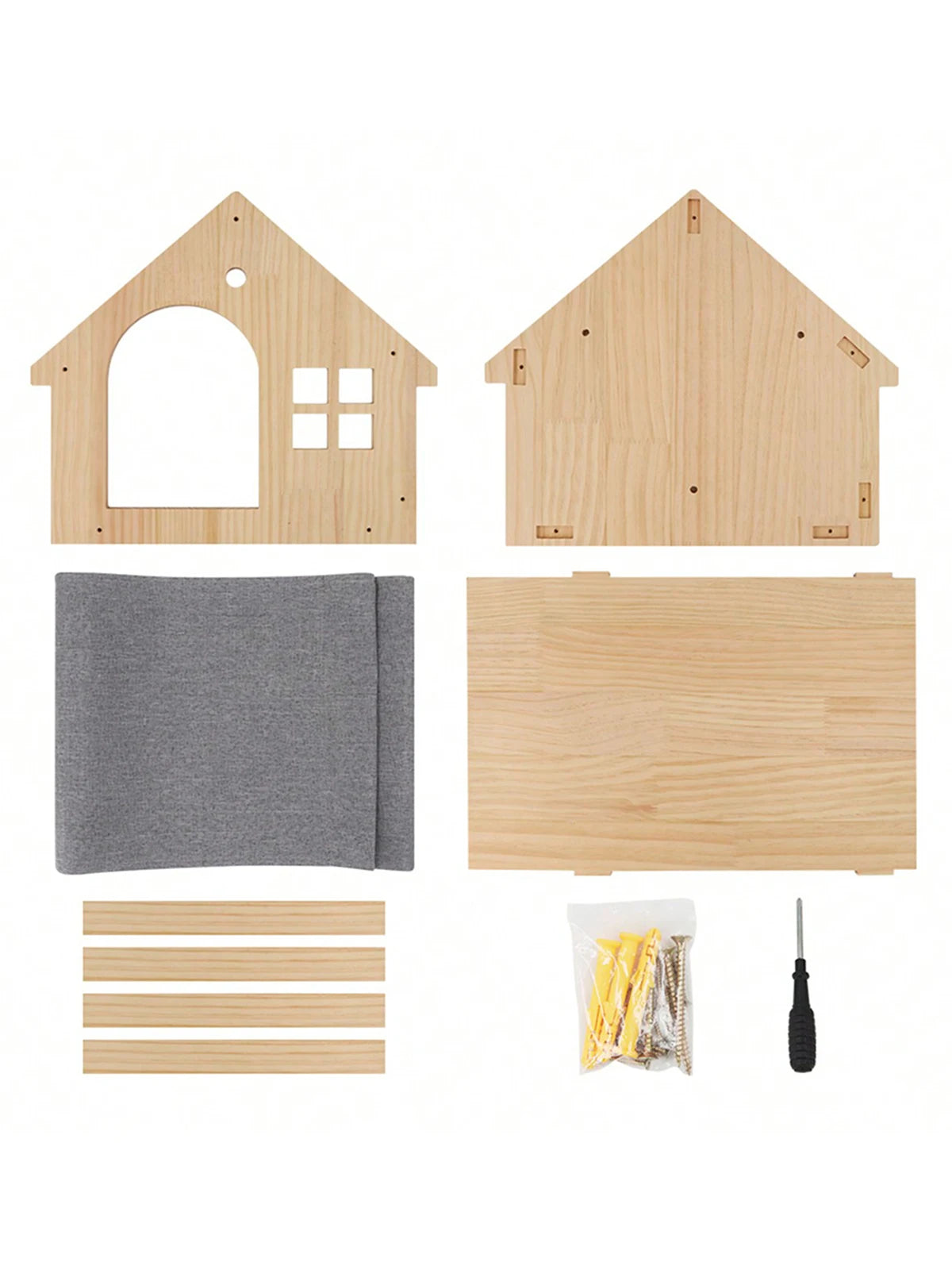 Cat Wall Climbing House Shelf Bed Wall Mounted Tree Tower Hiding House Villa Castle for Indoor Cats Accessories Sleeping