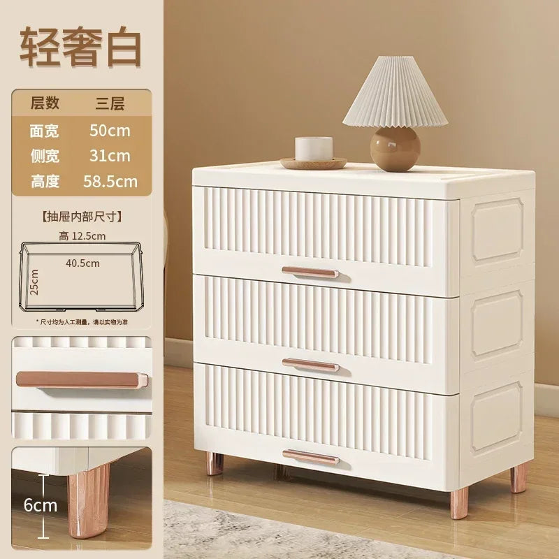 Organize Drawers Living Room Cabinets Decorations Display Cream Storage Girl Miniature Vitrina Furniture New