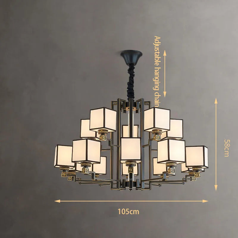 Living Room Light New Dining Room Light Bedroom Light Retro Home Lighting Fixtures Ceiling Chandelier Led Light Decoration Home