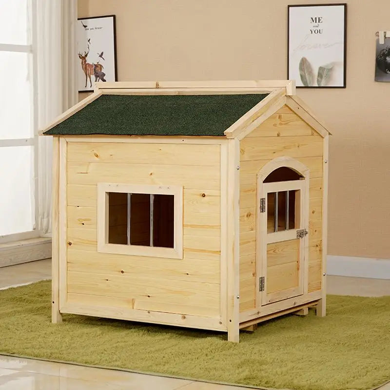 Pet Cages Wooden Outdoor Large Size Dog Houses For Pet Lovers
