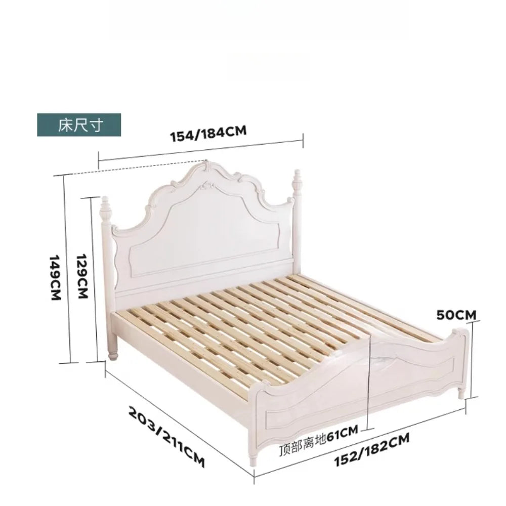 Bedroom Aesthetic Bed Modern Unique Luxury Style Beds Princess Storage Camas De Matrimonio Dormitorio Furniture Decoration