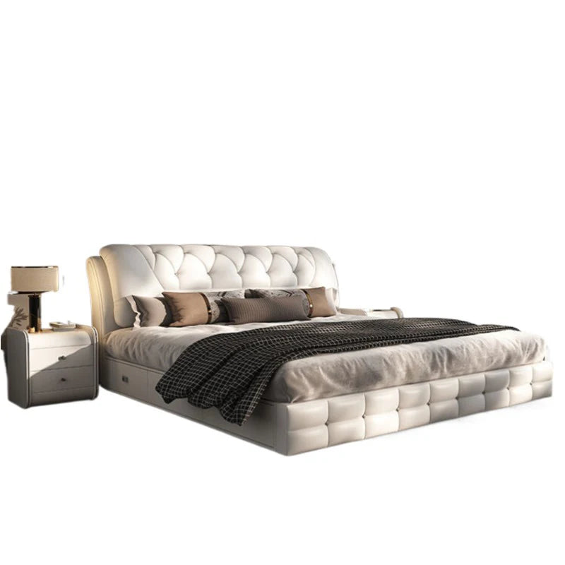 Minimalist Bedrooms Double Bed Modern Cheap Lounge Storage Double Bed King Size Luxury Cama Box Casal Set Furniture Complete