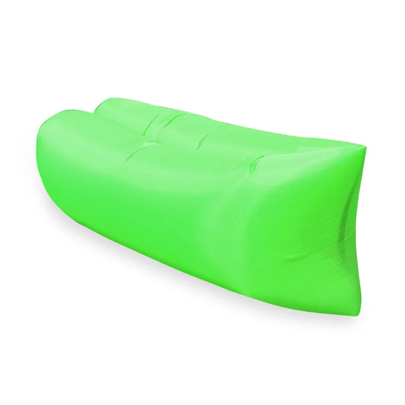Lazy Inflatable Sofa Outdoor Portable Beach Air Sofa Folding Camping Inflatable Sofa Bed Sleeping Bag Single Person